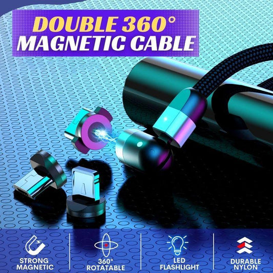 Double 360° Magnetic Cable