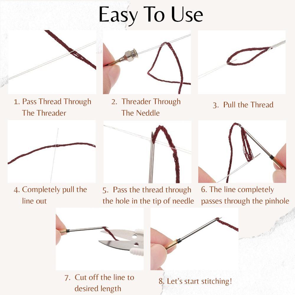 EasyStitch Embroidery Stitching Punch Needles Set